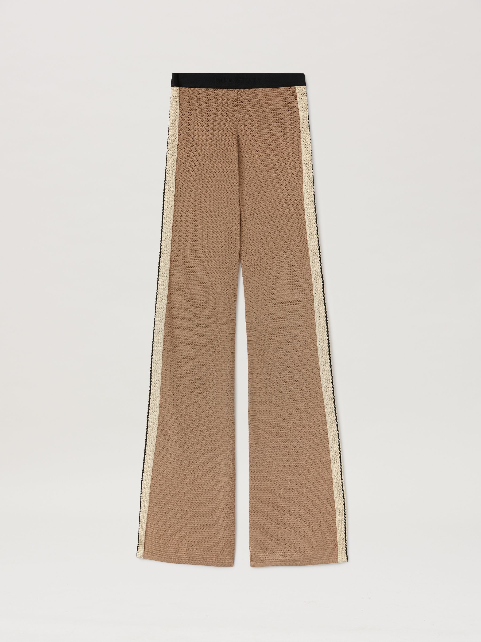 Logo Tape Knit Pants - 1