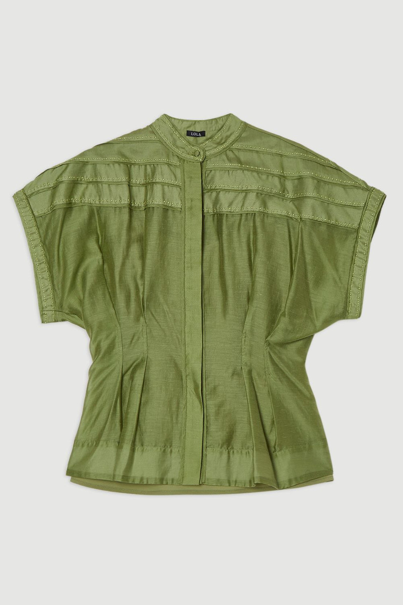 Archive Collection - Layered Detail Button Woven Shirt 4
