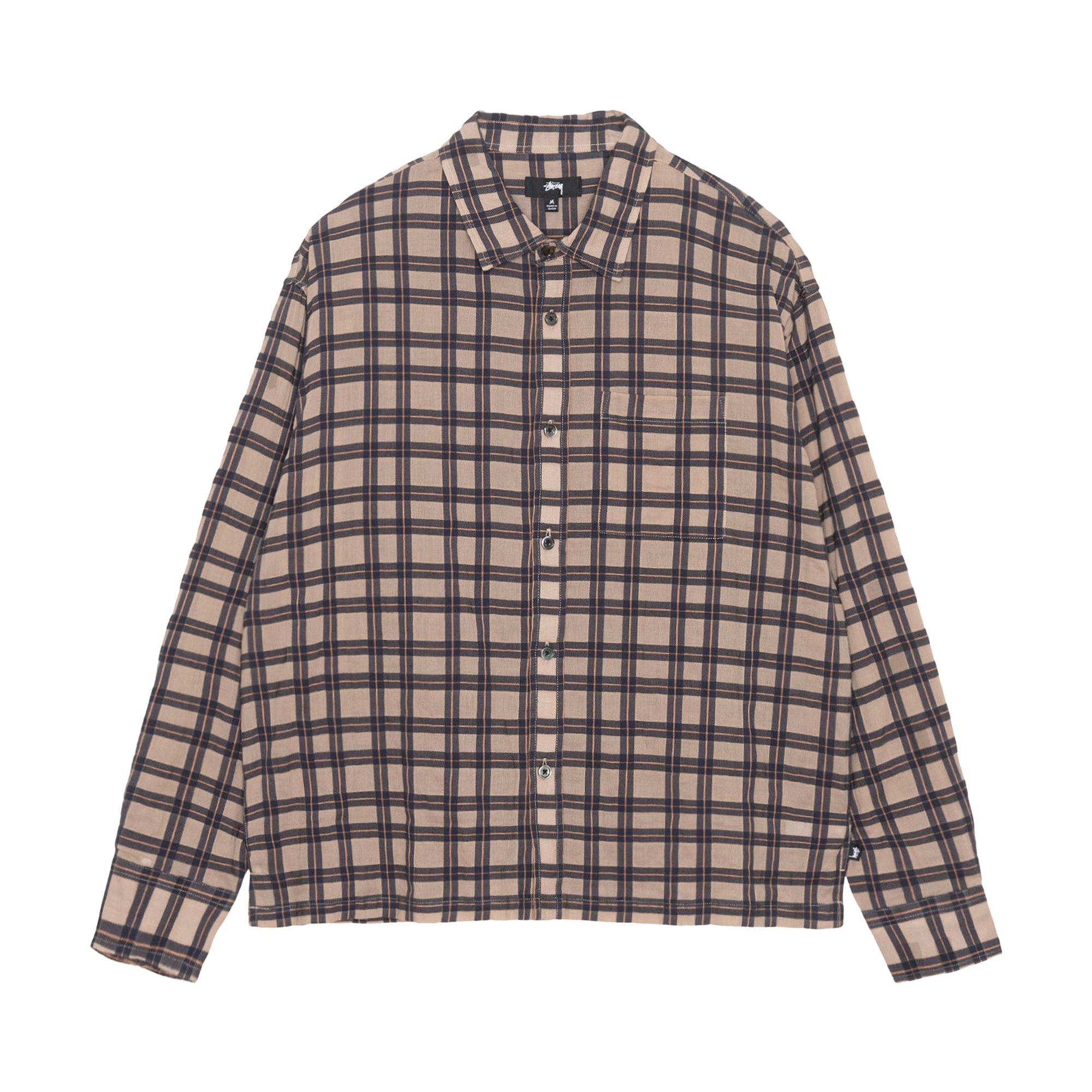 Stussy Sonoma Plaid Shirt 'Tan' - 1