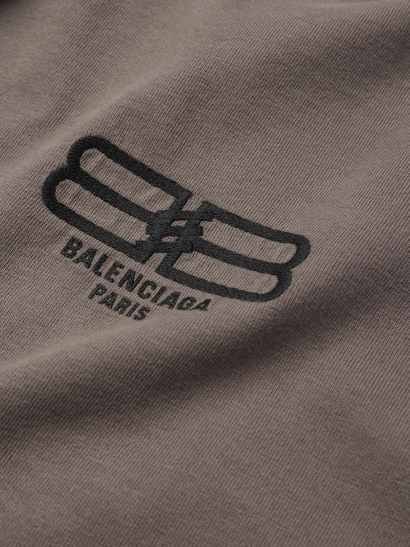 BB Paris Logo-Embroidered Cotton-Jersey T-Shirt 3