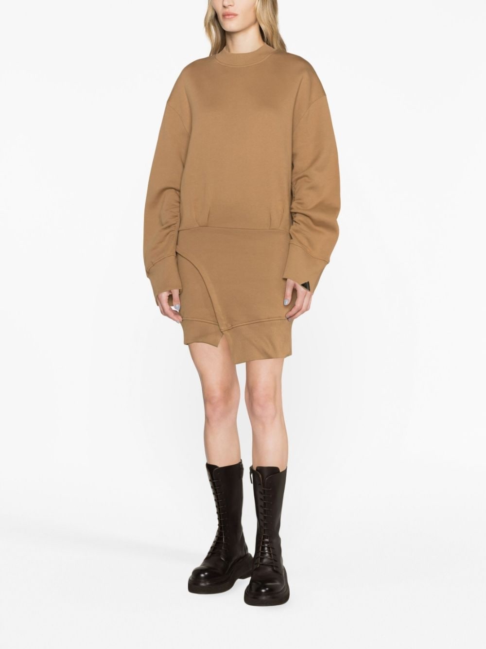 Ivory cotton sweatshirt dress - 2