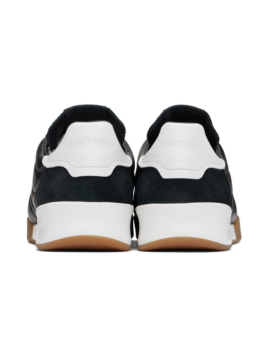 Black Club02 Leather Sneakers - 2