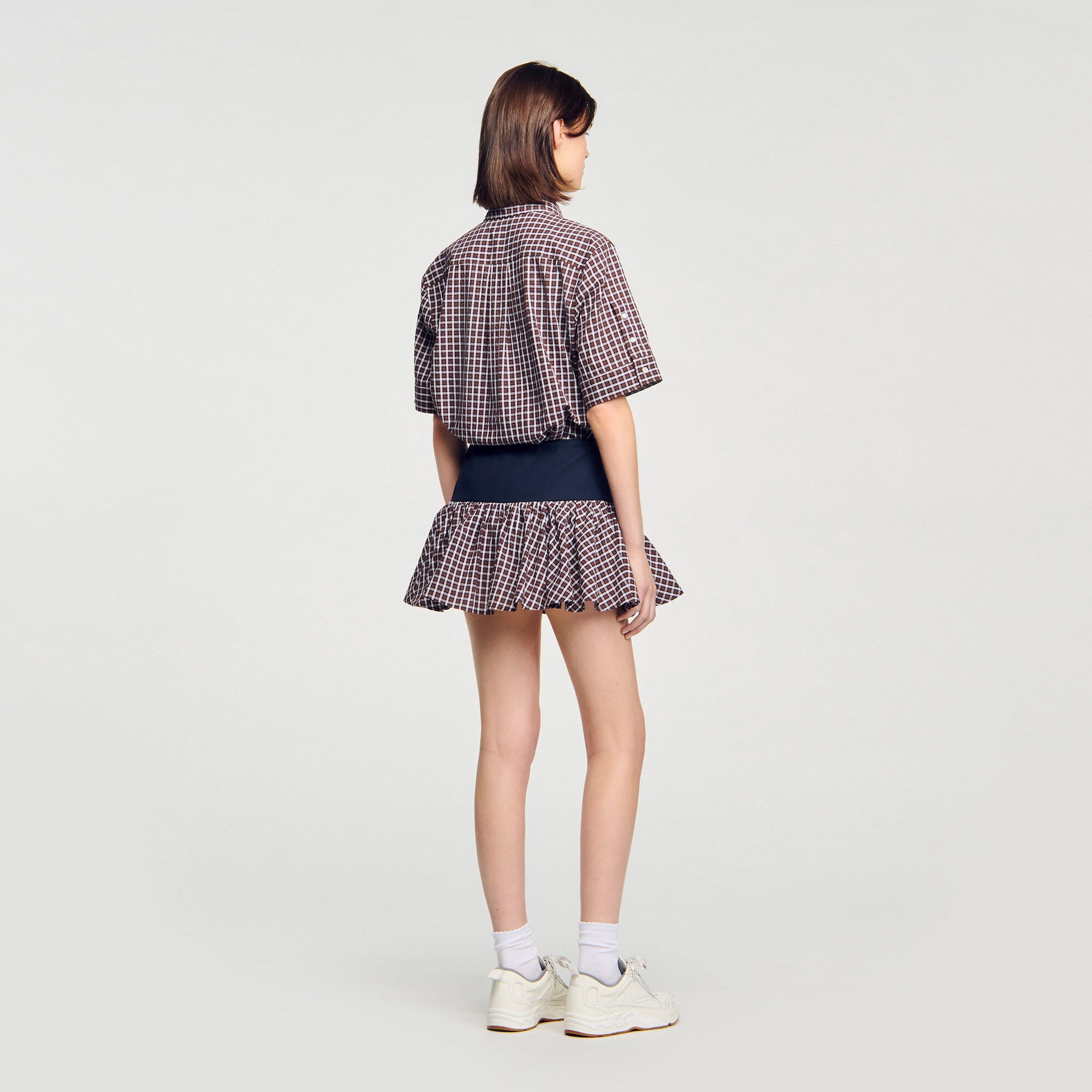 CHECKED SKORT - 5