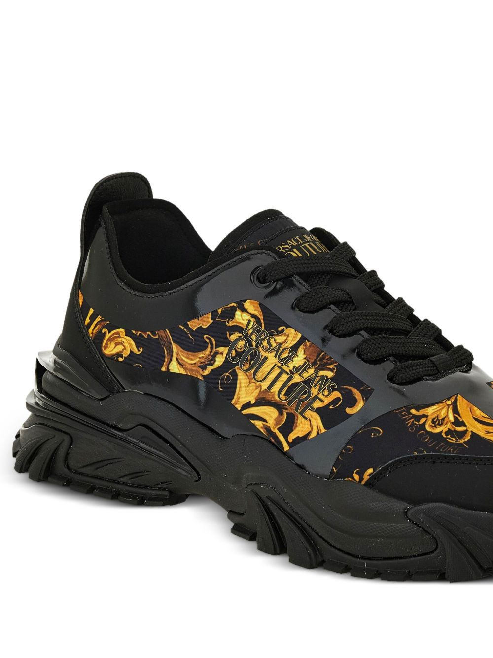 baroque-print trainers - 4