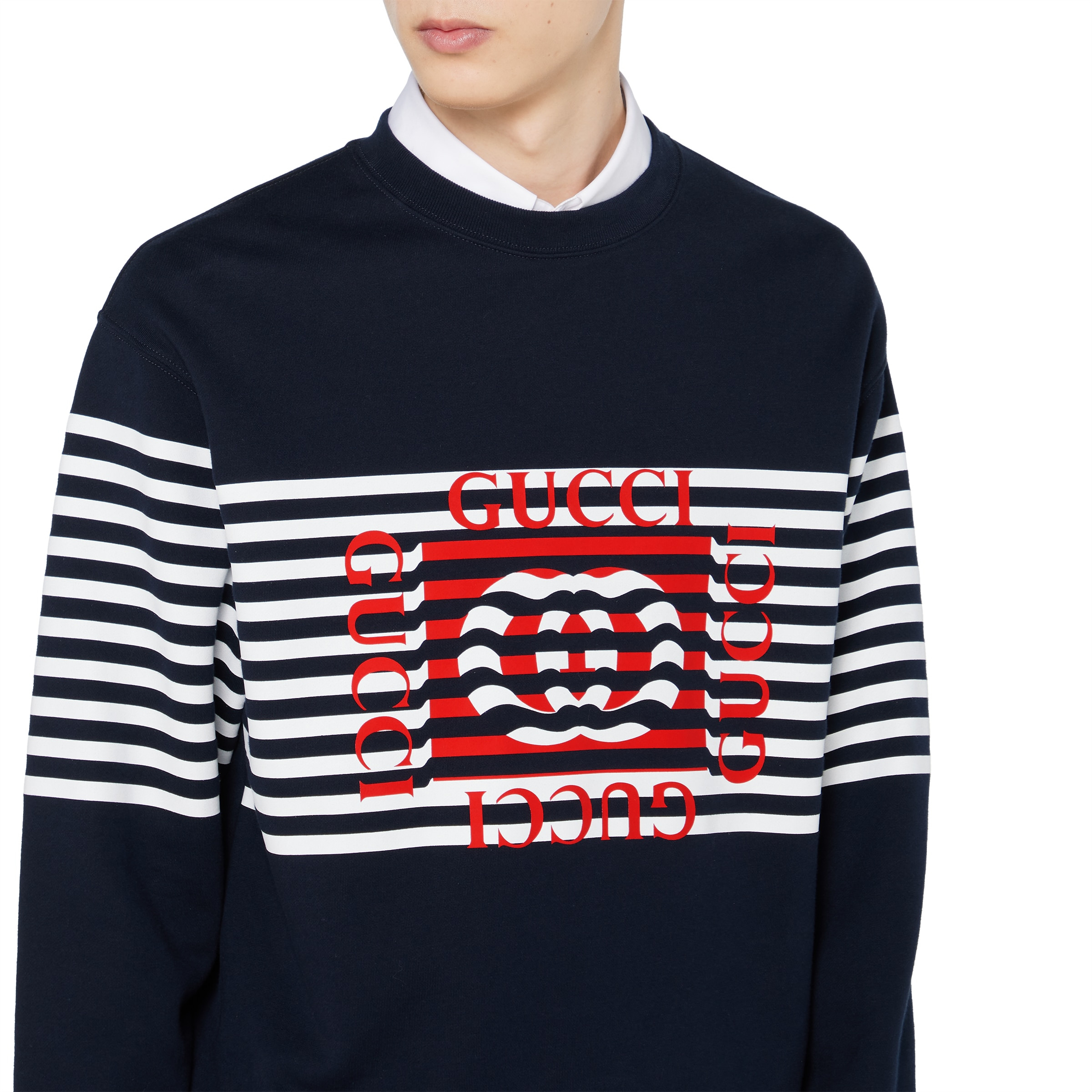 Printed cotton jersey sweatshirt - 5