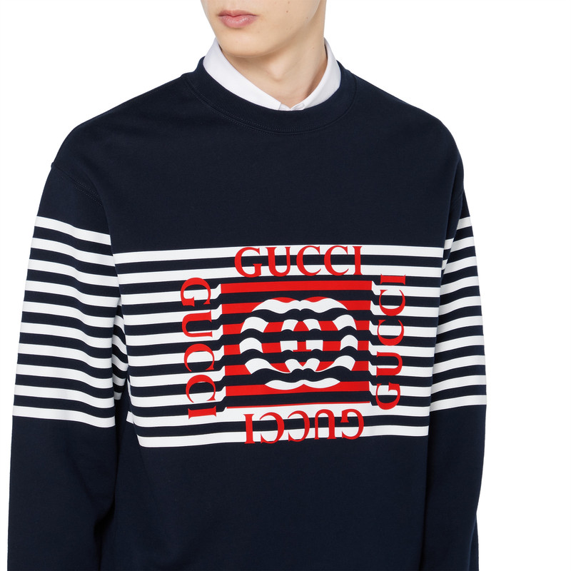 Printed cotton jersey sweatshirt 5