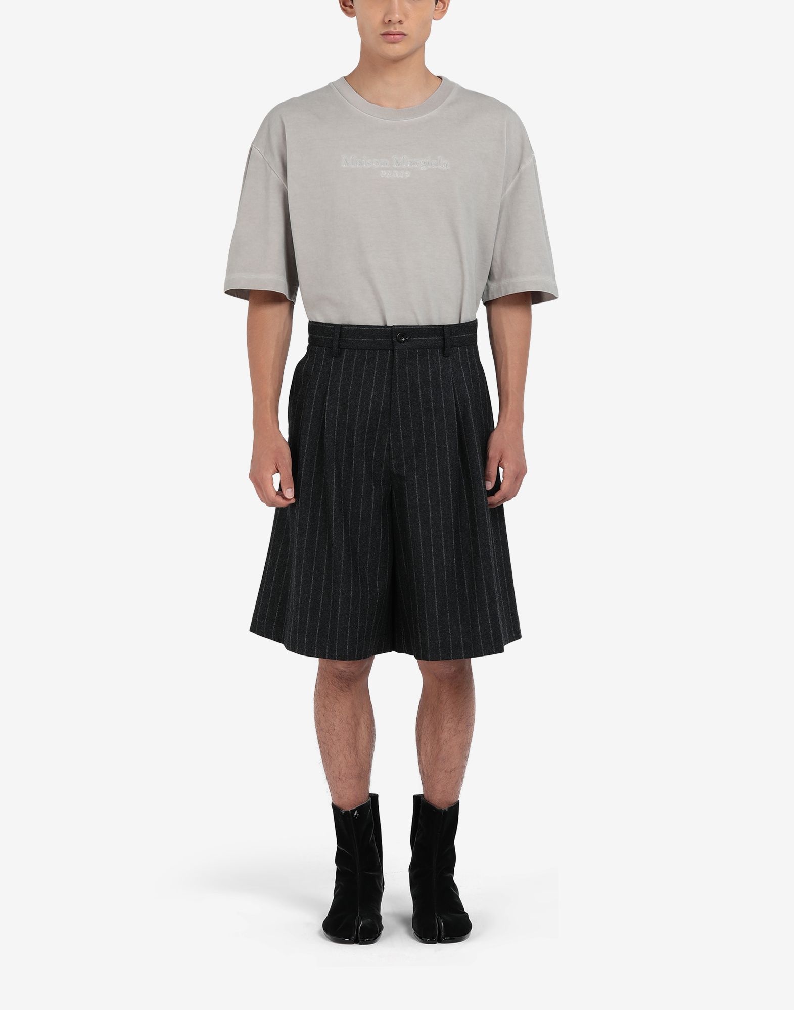 Wide pleated shorts - 2