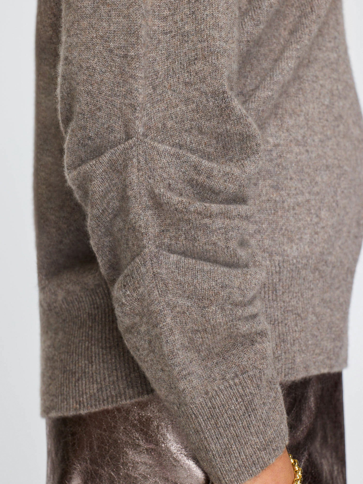 The Ennes Ruched Cashmere Sweater - 4