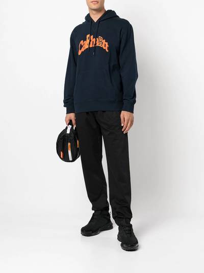 Carhartt logo-print cotton hoodie outlook