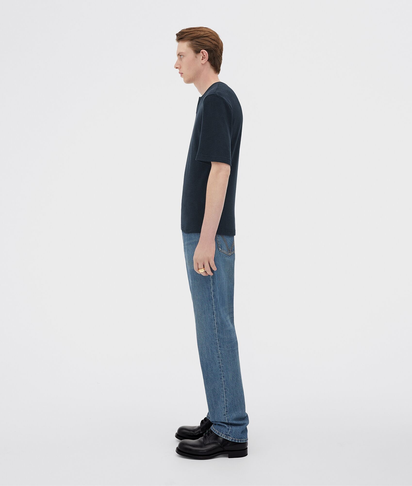 towelling jersey t-shirt - 2