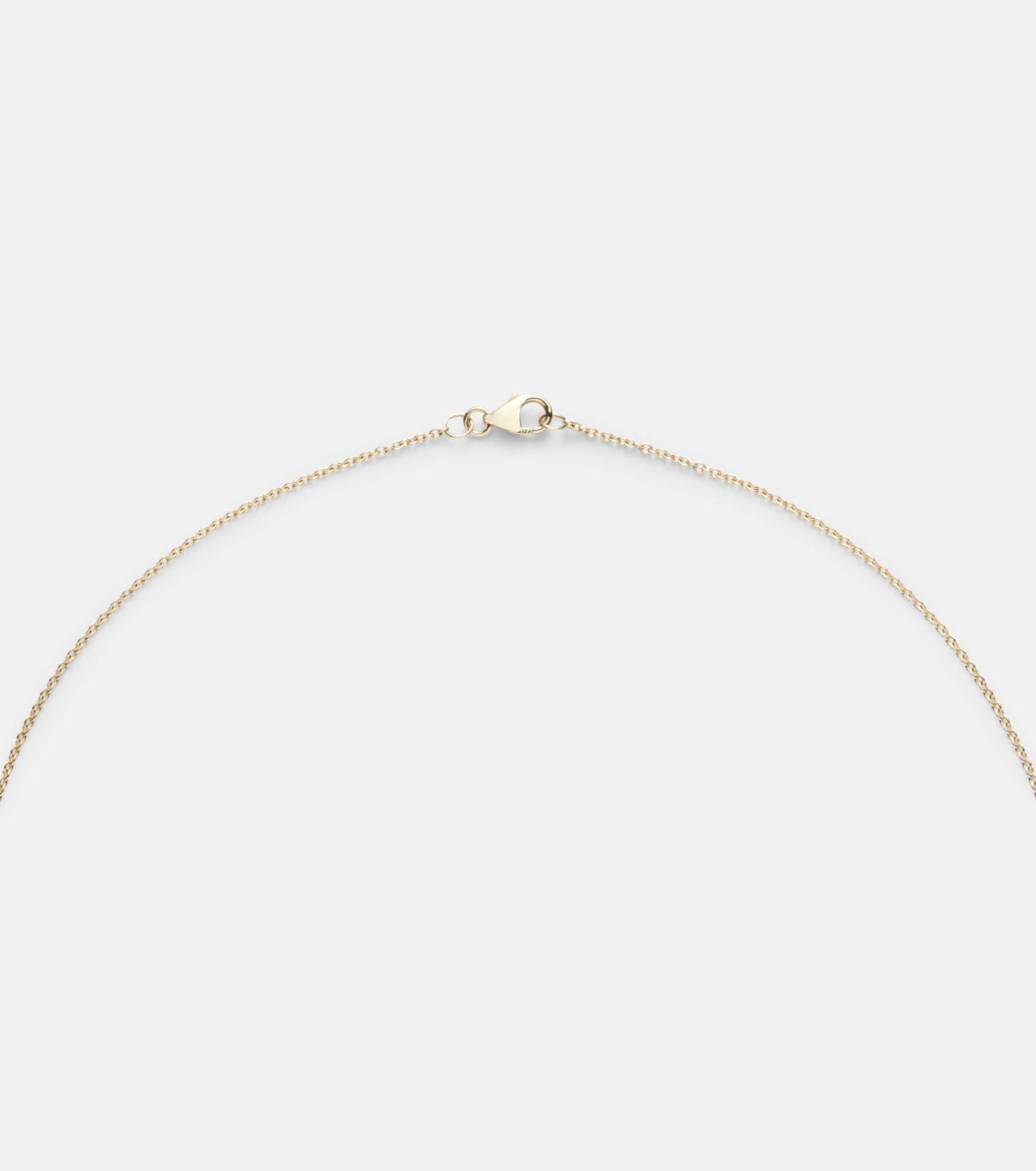 9kt gold locket necklace with diamonds - 6