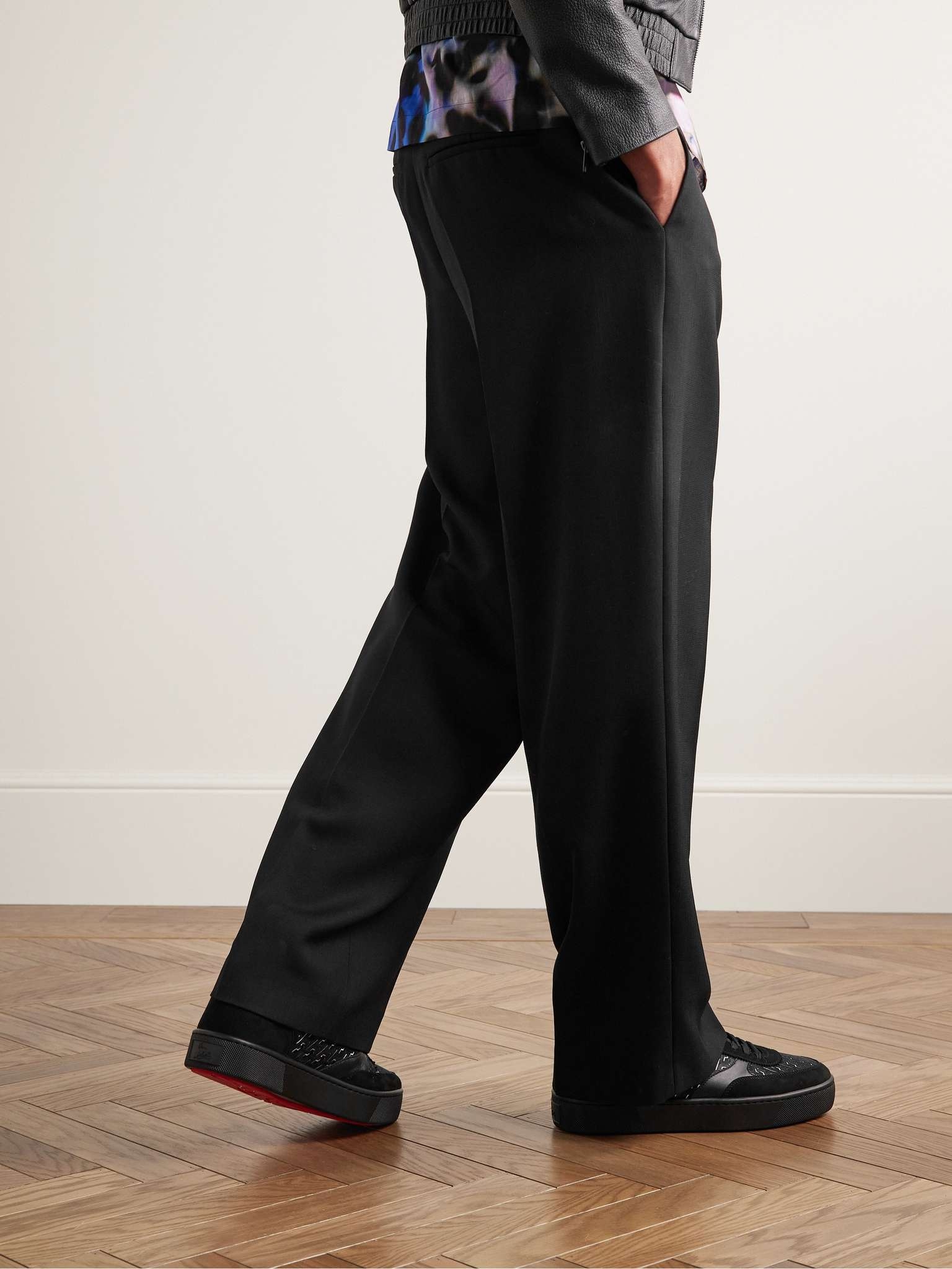 Christian Louboutin スニーカー Happyrui ラバーメッシュレザー Christian Louboutin Happyrui leather-trimmed sneakers