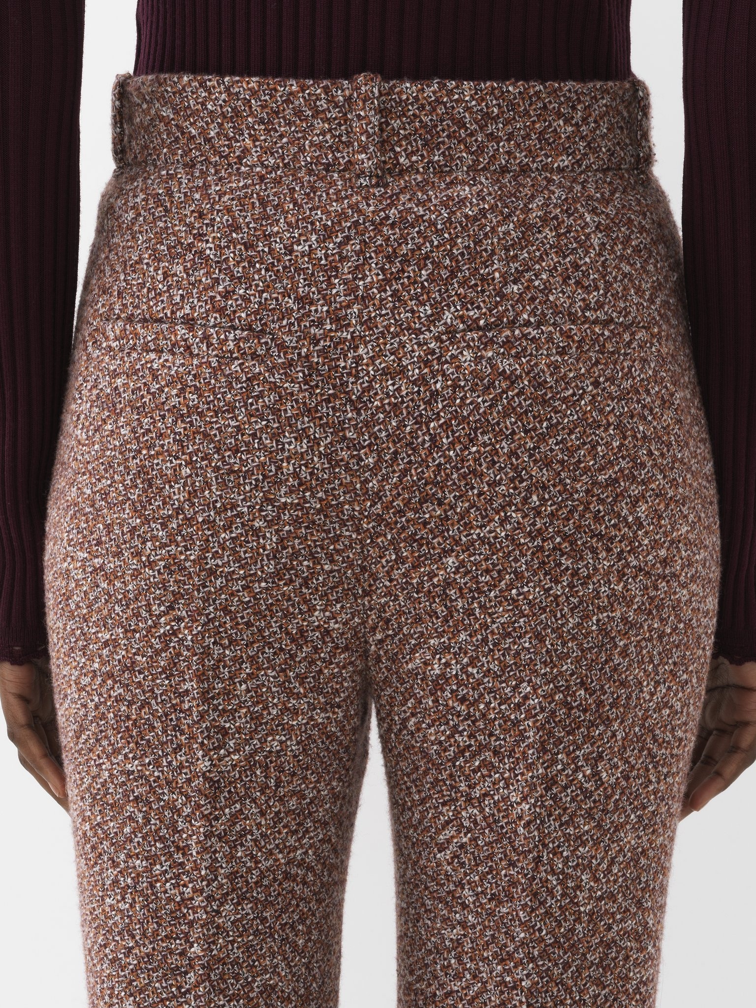 SLIM FLARED PANTS - 6