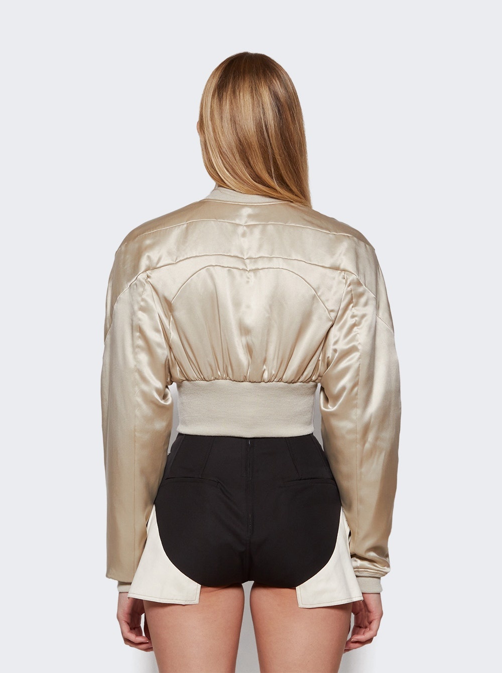 Girdered Flight Jacket Pearl - 5