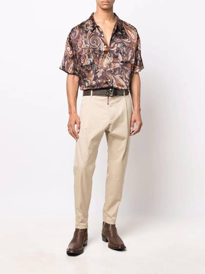 DSQUARED2 cropped tapered chinos outlook