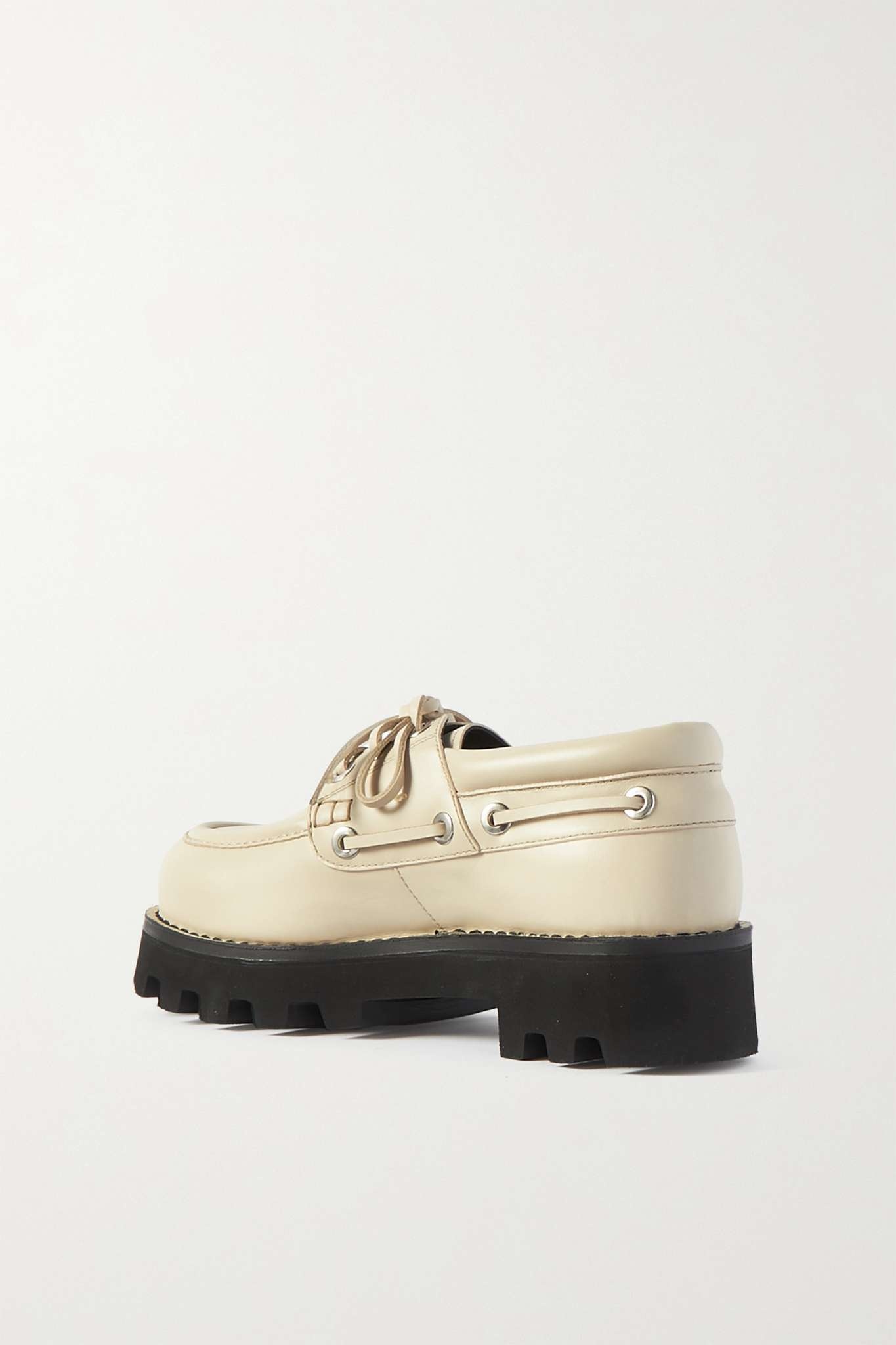 Moc leather platform brogues - 3
