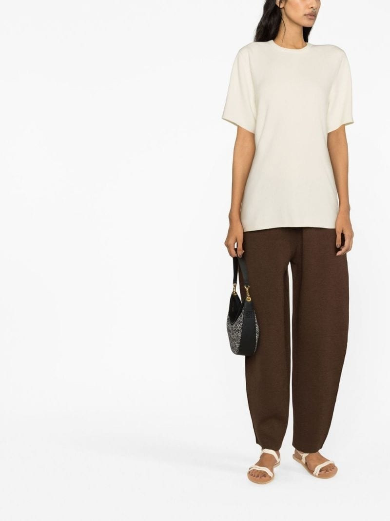 extreme cashmere short-sleeve crew-neck T-shirt outlook