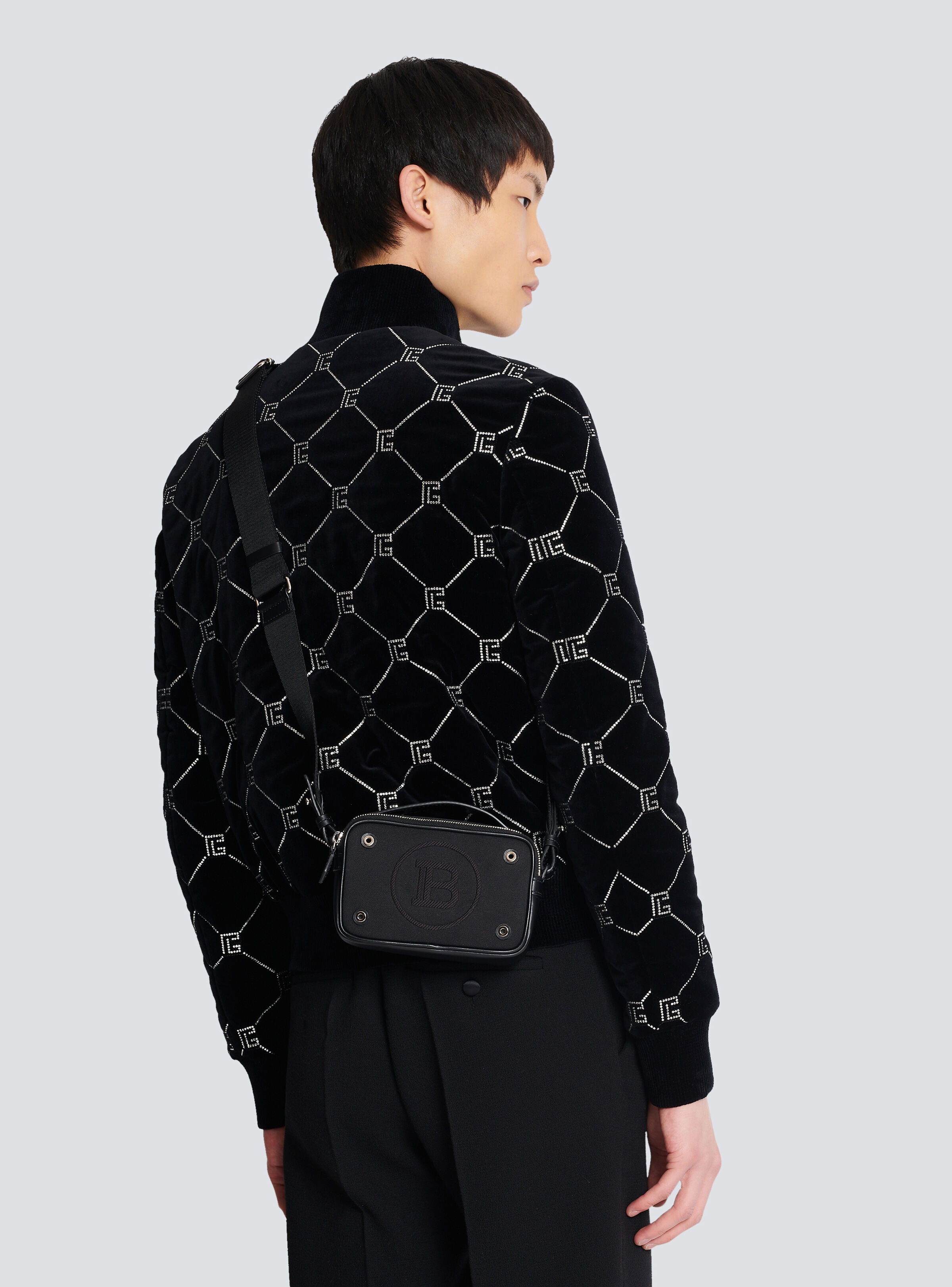 Mini Reporter bag in canvas and leather - 8
