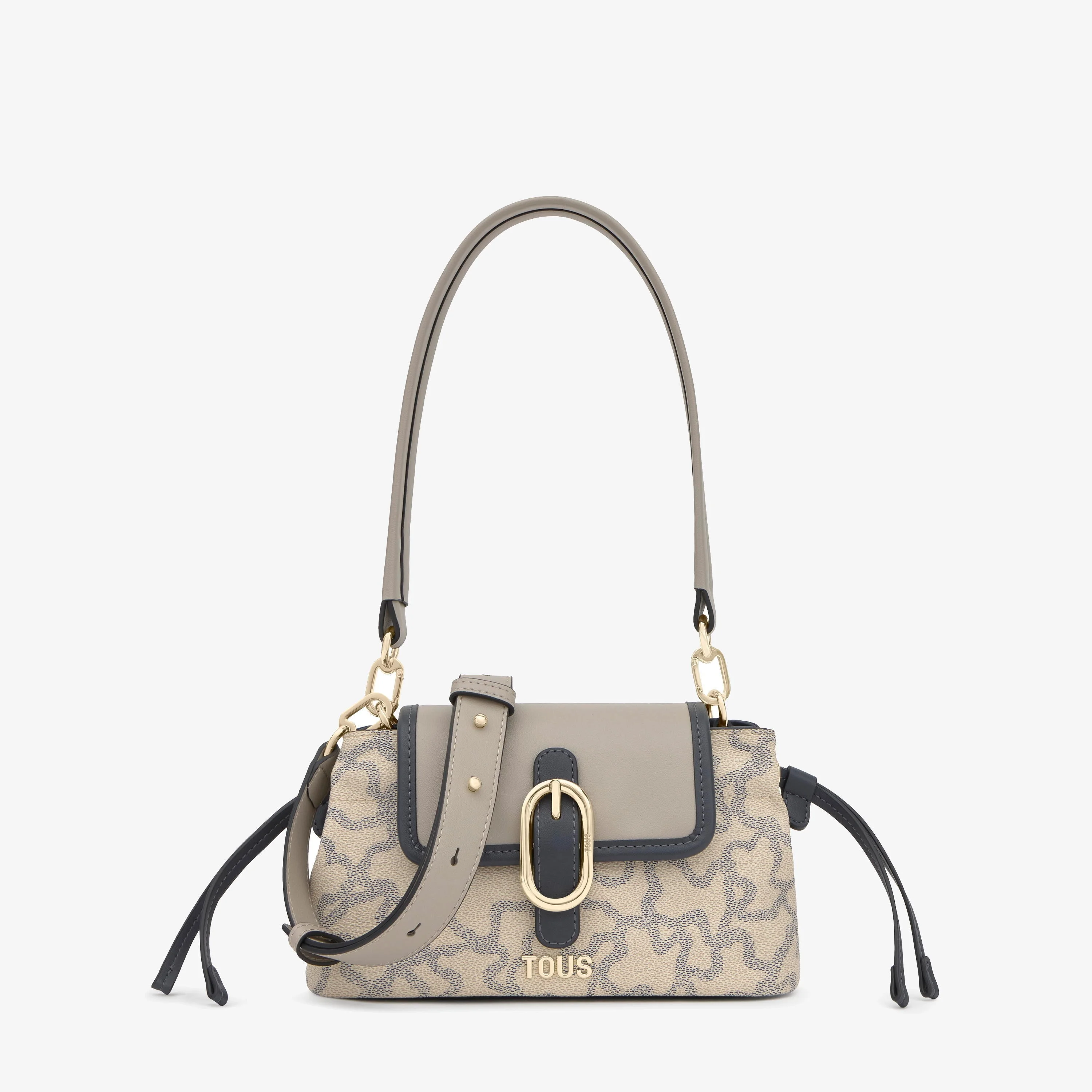 Small taupe-colored Crossbody bag TOUS Kaos Icon - 1