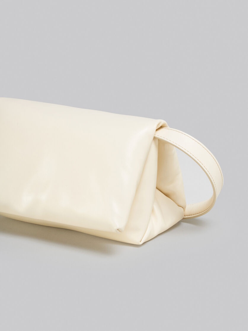 SMALL WHITE LEATHER PRISMA BAG - 5
