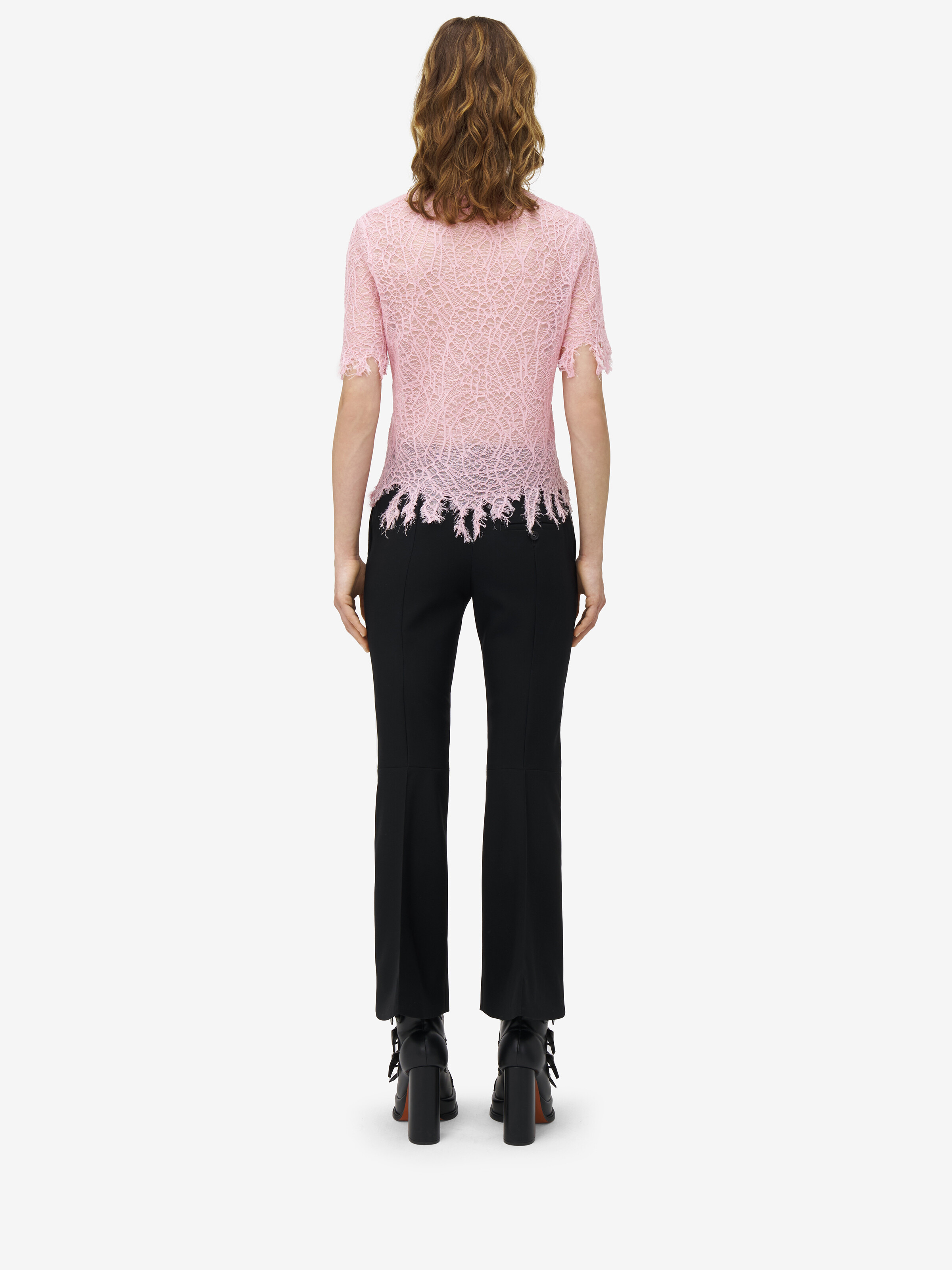 Knitted Cobweb Lace Top - 4