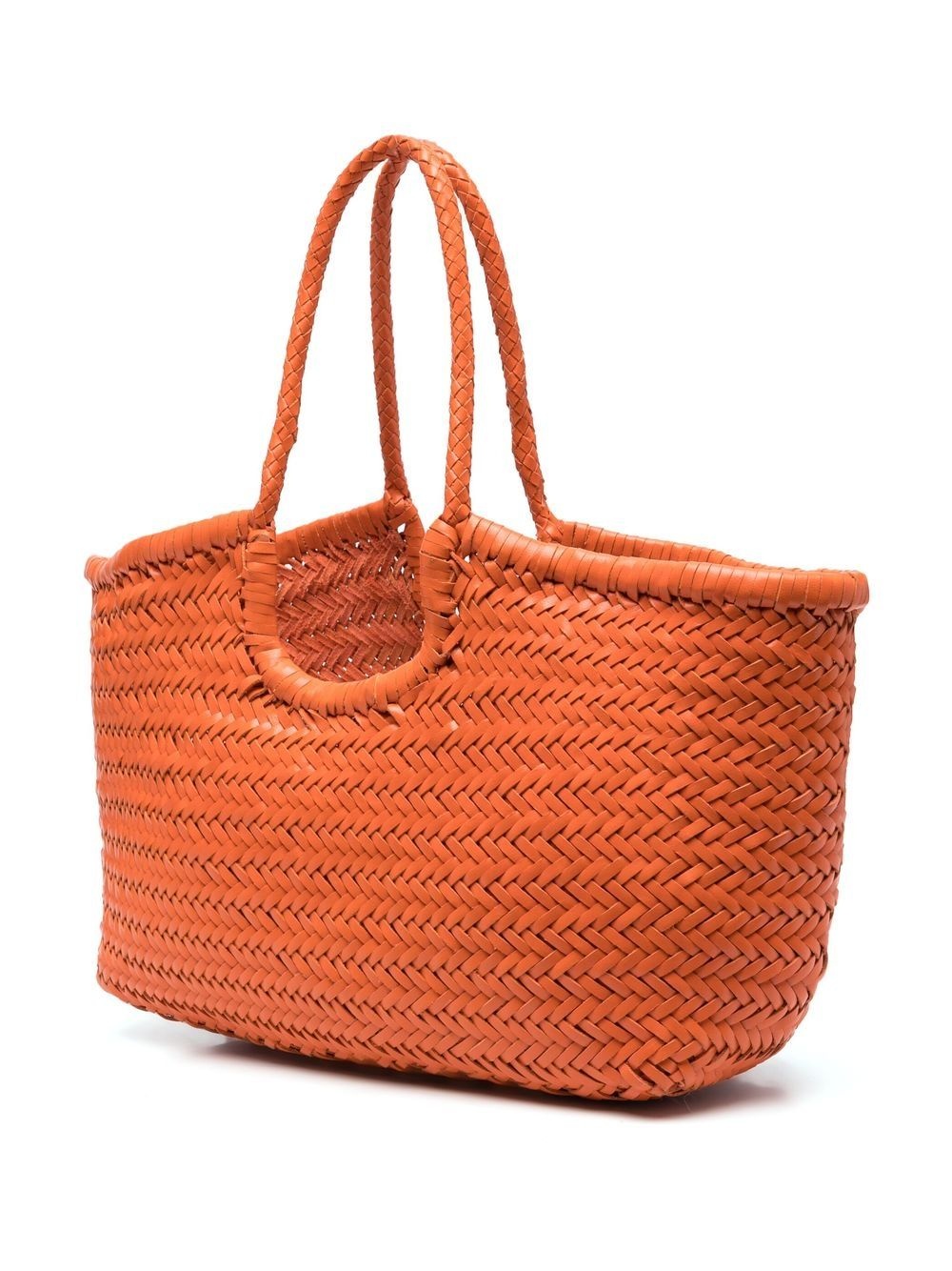 interwoven-design tote bag - 3