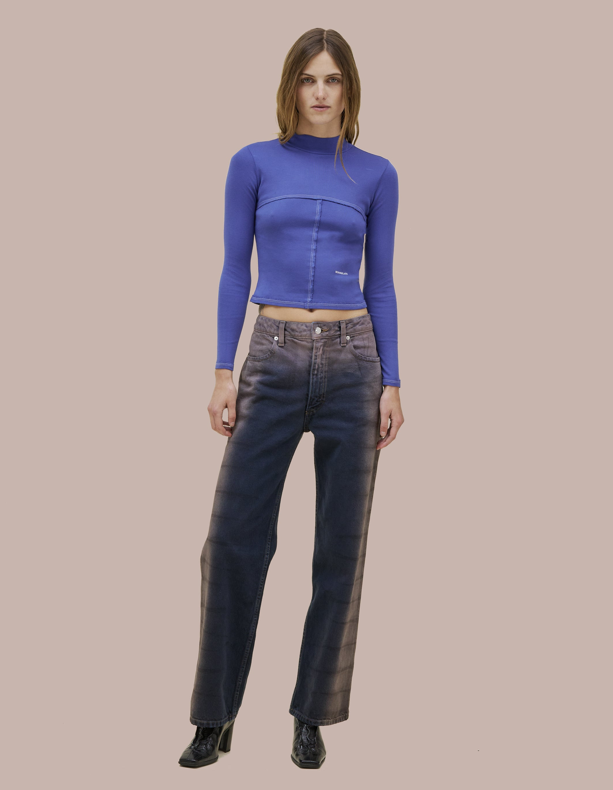 LAPPED BABY TURTLENECK. - 4