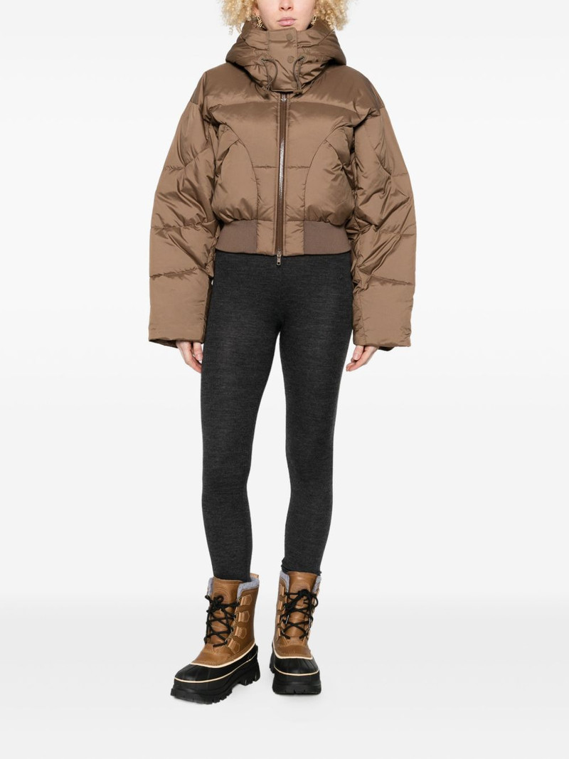 adidas hooded quilted jacket outlook