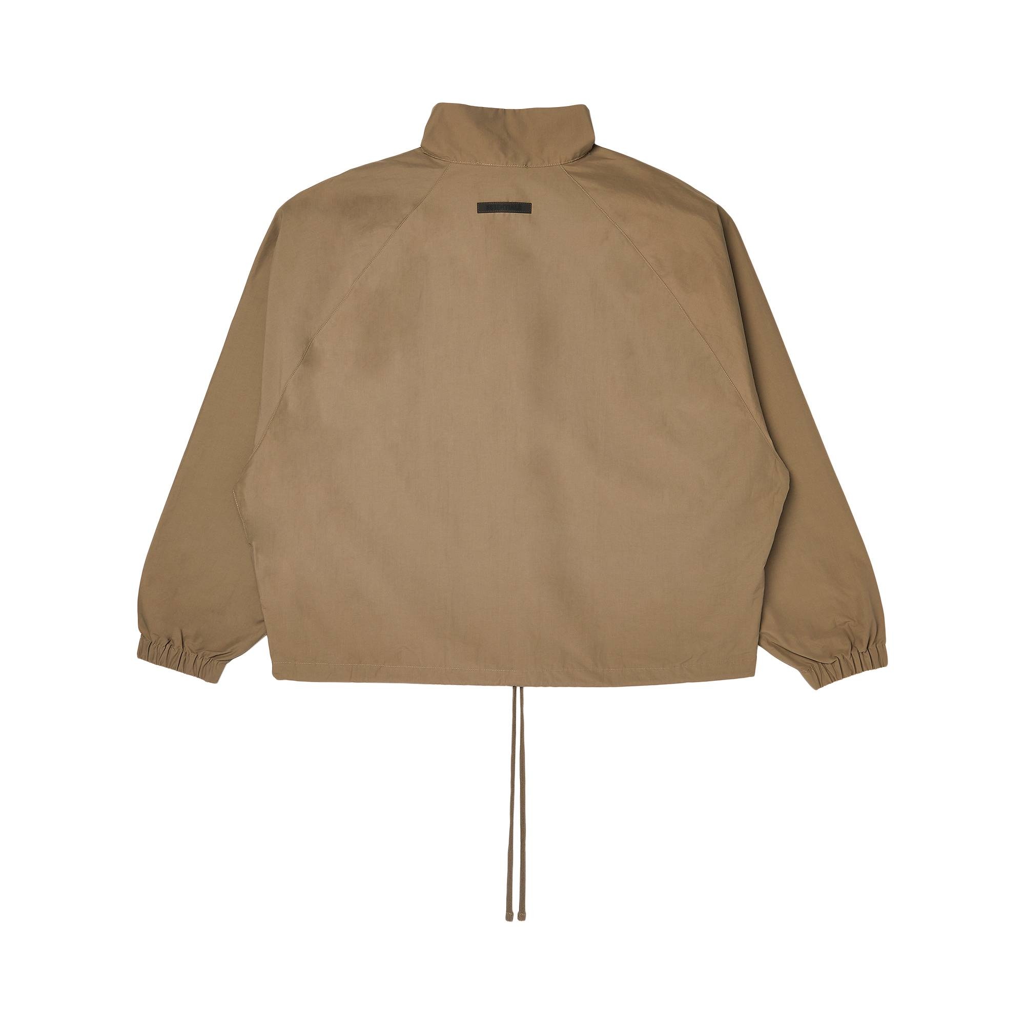 Fear of God Essentials Half Zip Track Jacket 'Harvest' - 2