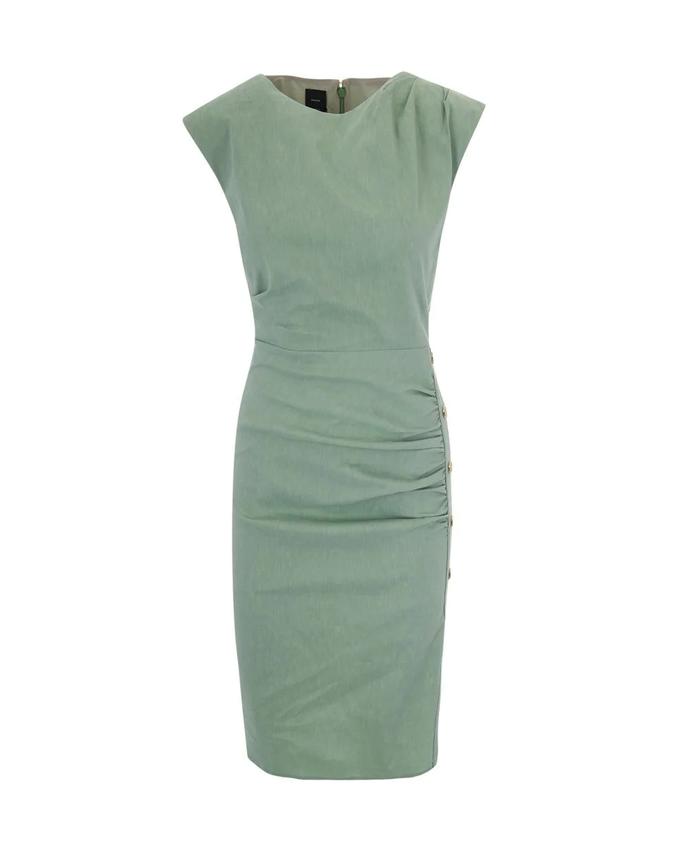 ruched midi dress - 1