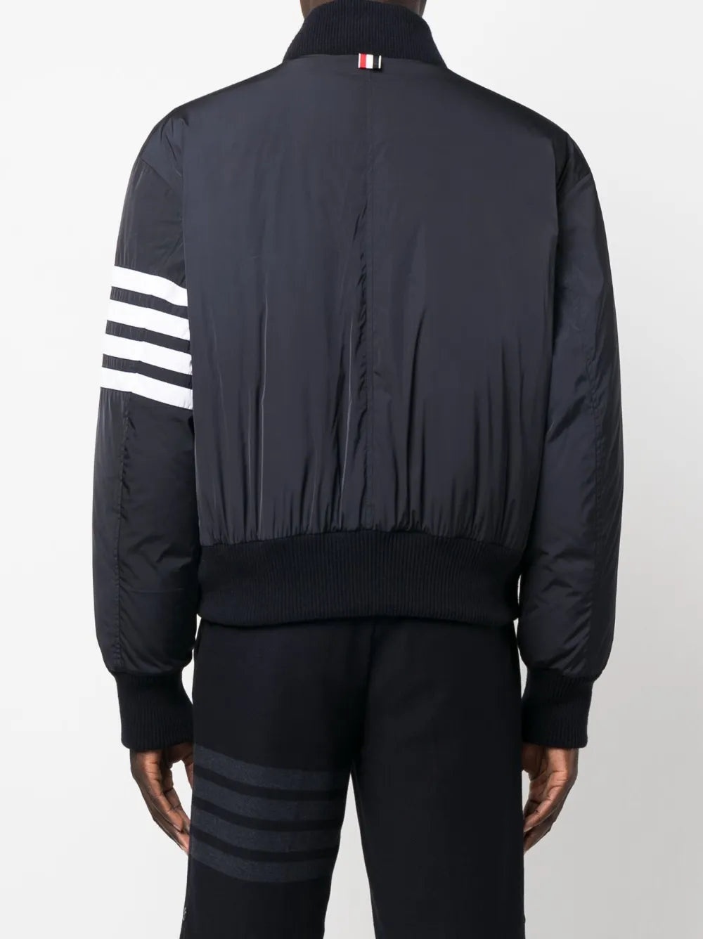 Bomber Jacket With 4-Stripe Detail - 4