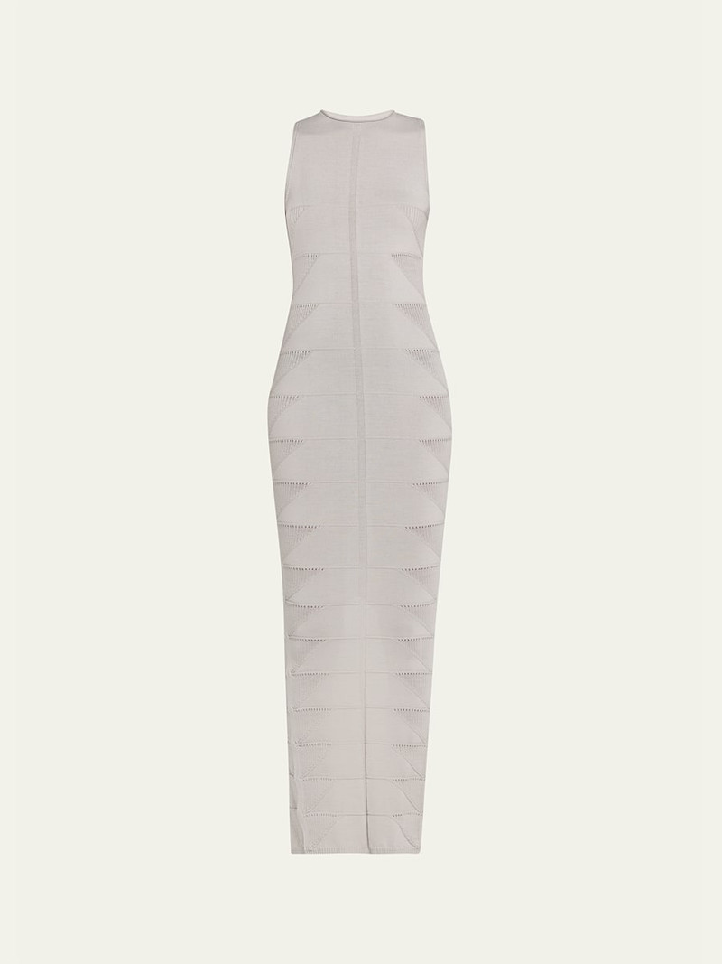 Geo Knit Sleeveless Maxi Dress 1