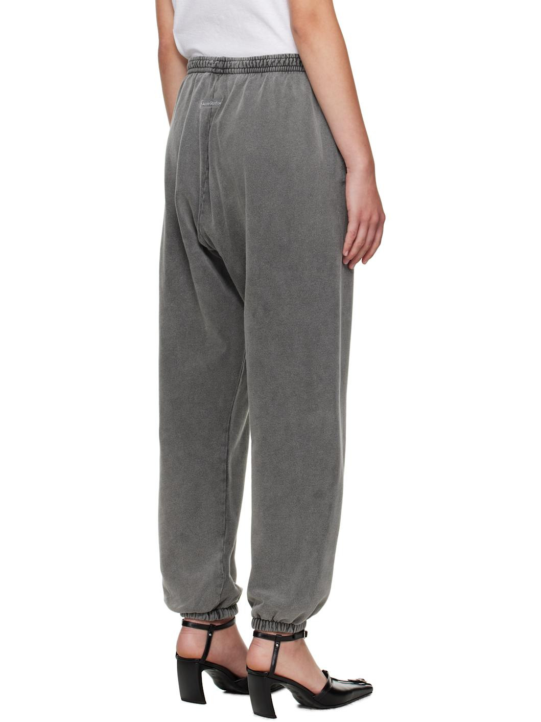Gray Cotton Sweatpants - 3