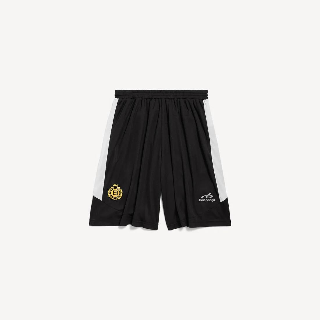 Men's Soccer Baggy Shorts in Black - 1