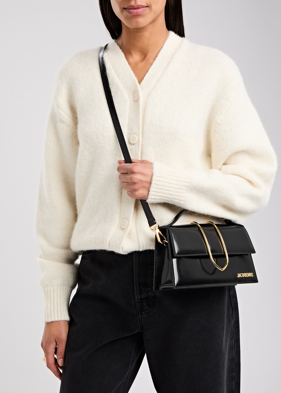Jacquemus Le Grand Bambino Glossed Leather top Handle bag - 6