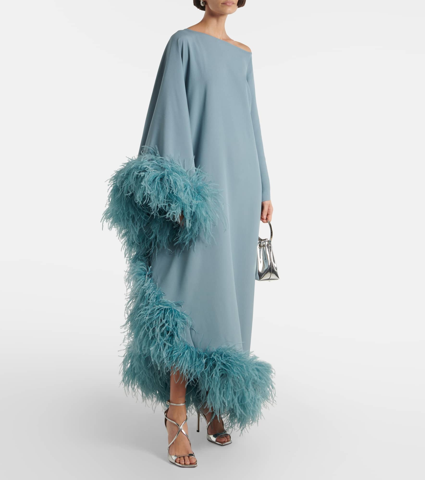 Ubud Extravaganza feather-trimmed gown - 2