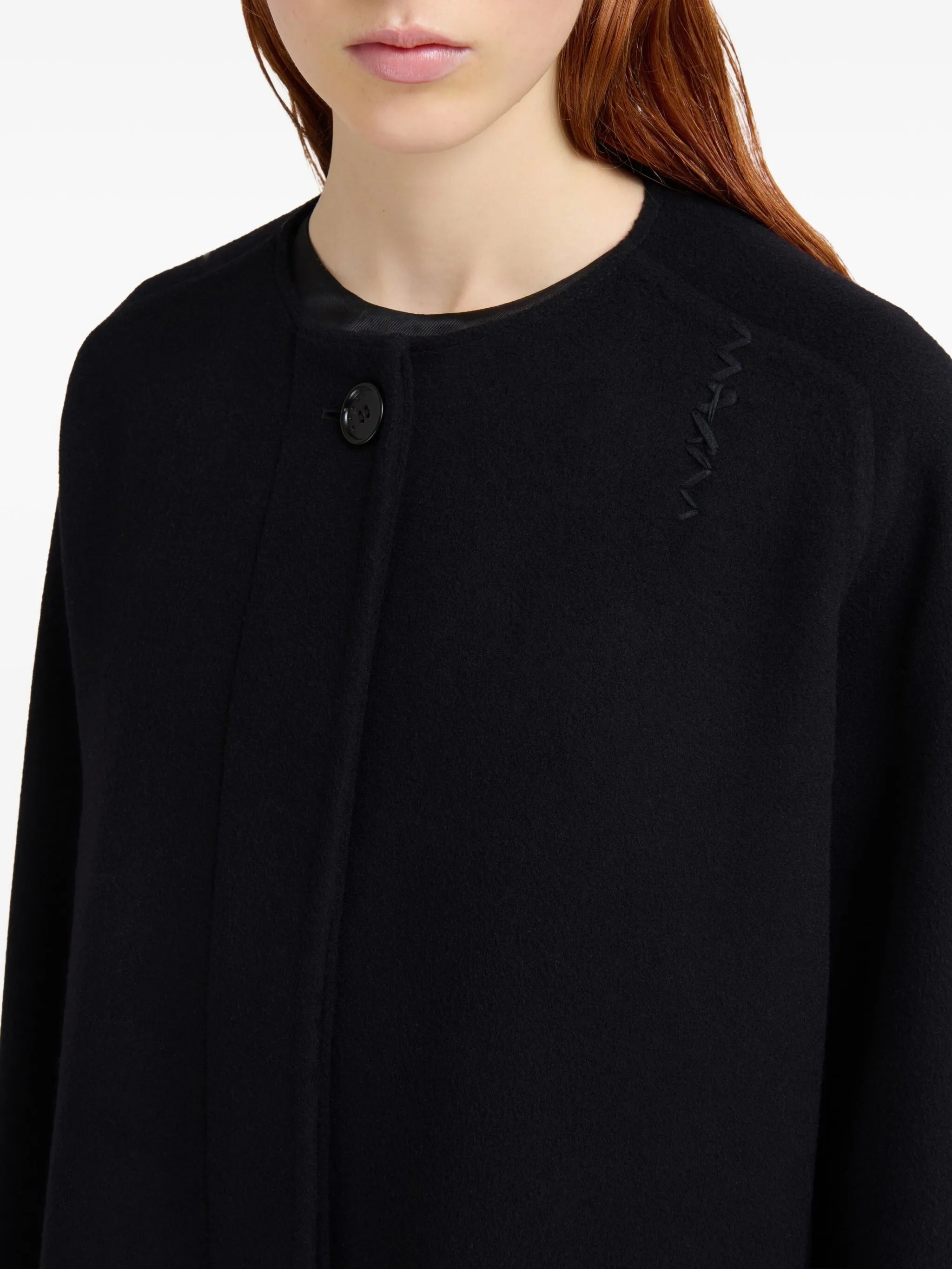 Marni Logo-embroidered Coat - 3
