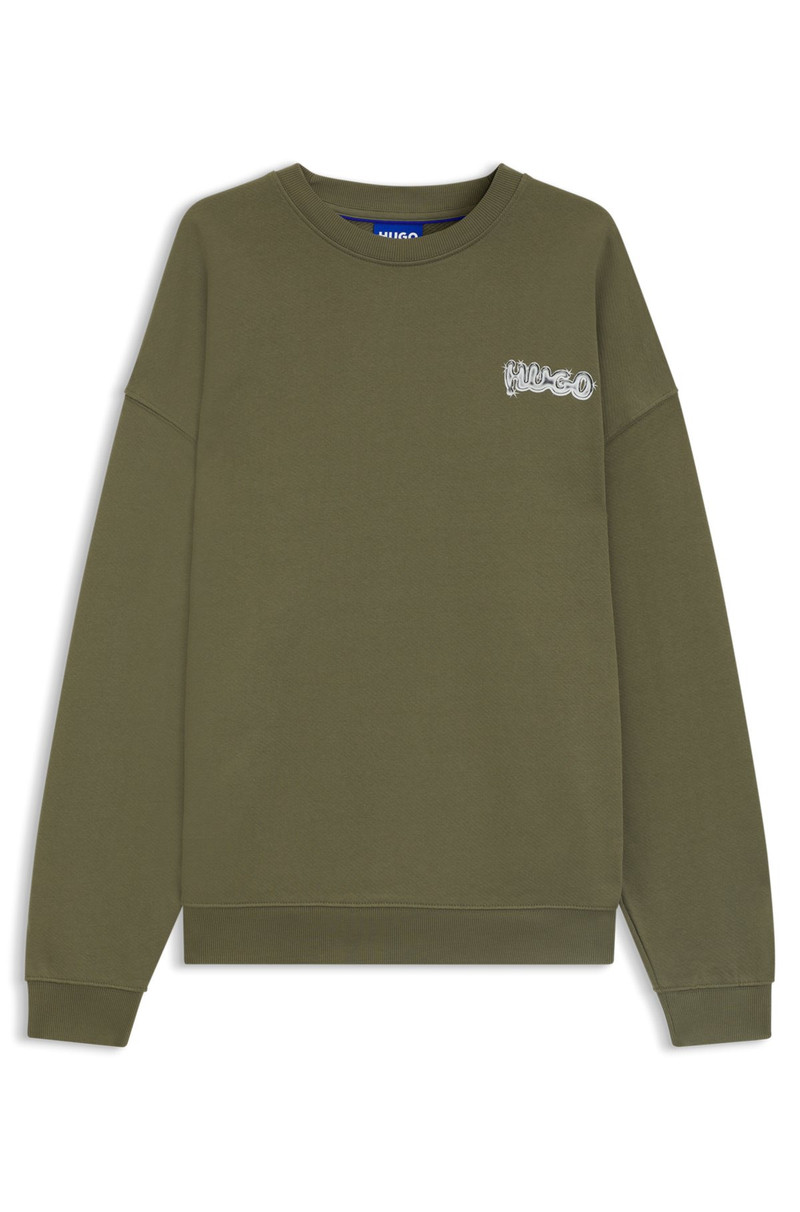LOGO-PRINT SWEATSHIRT IN COTTON TERRY 1