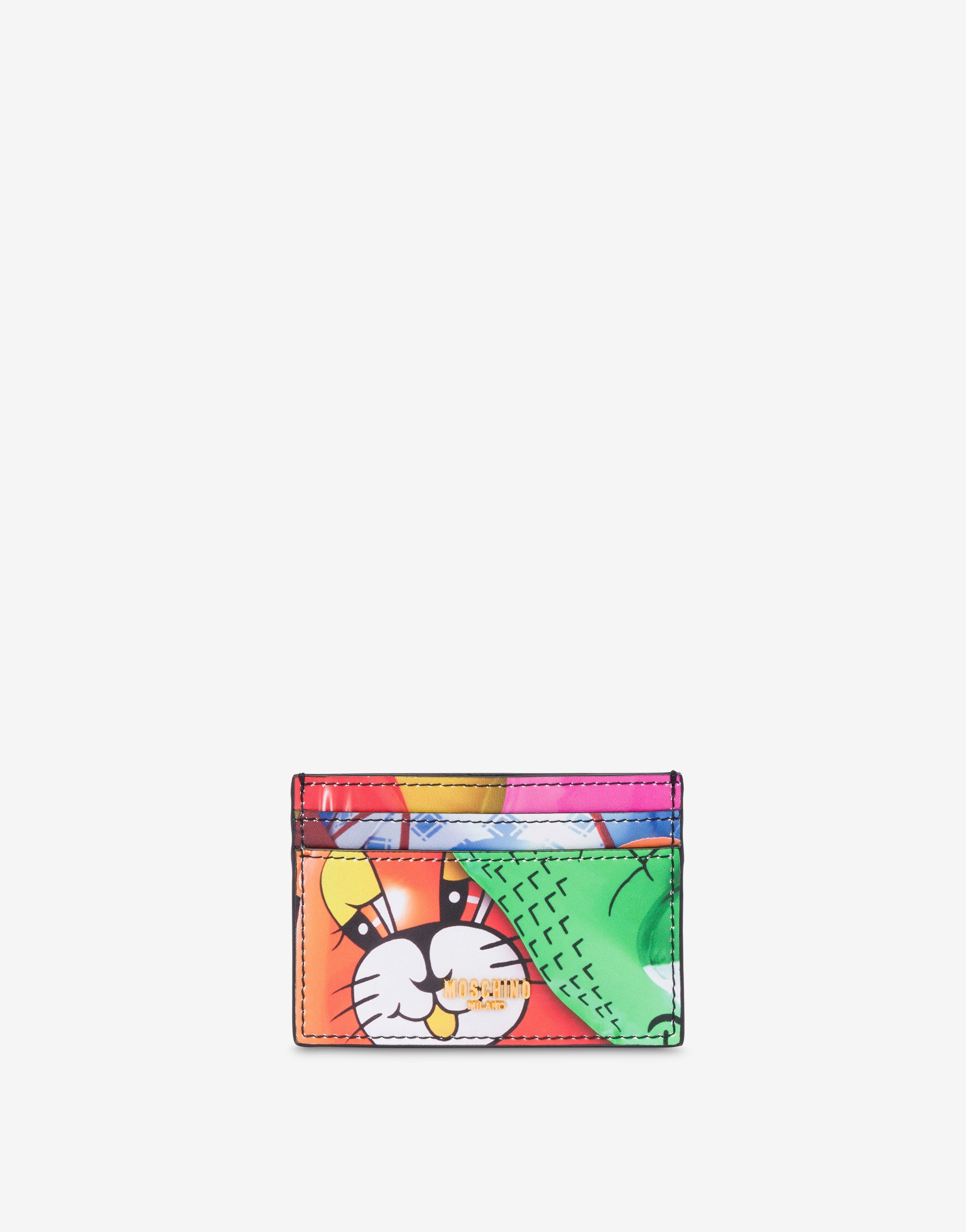 INFLATABLE ANIMALS CALFSKIN CARD HOLDER - 1