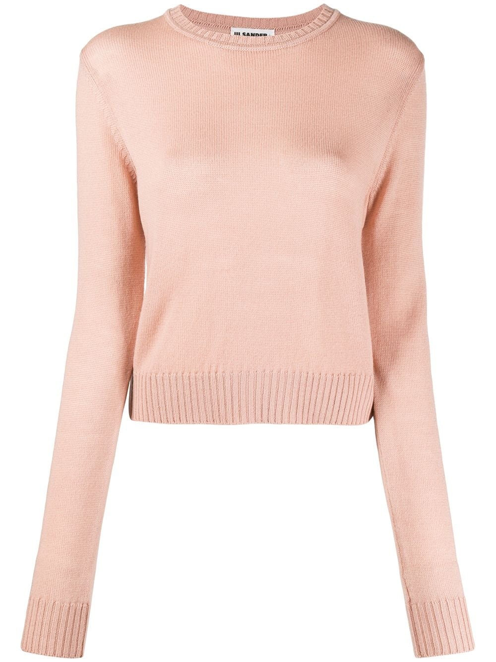 long-sleeve wool jumper - 1