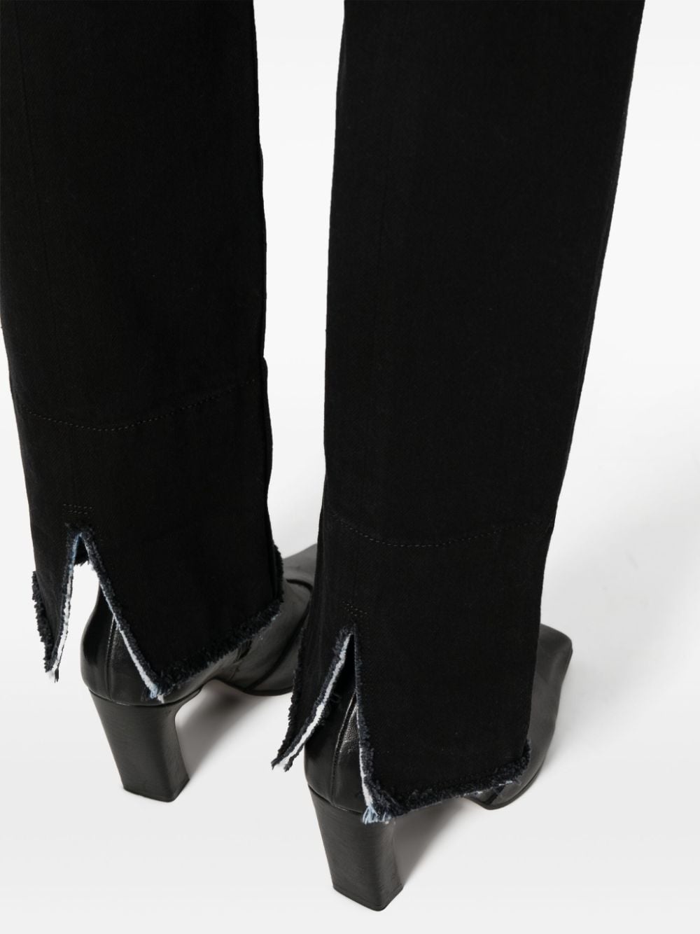 high-waist straight-leg jeans - 5