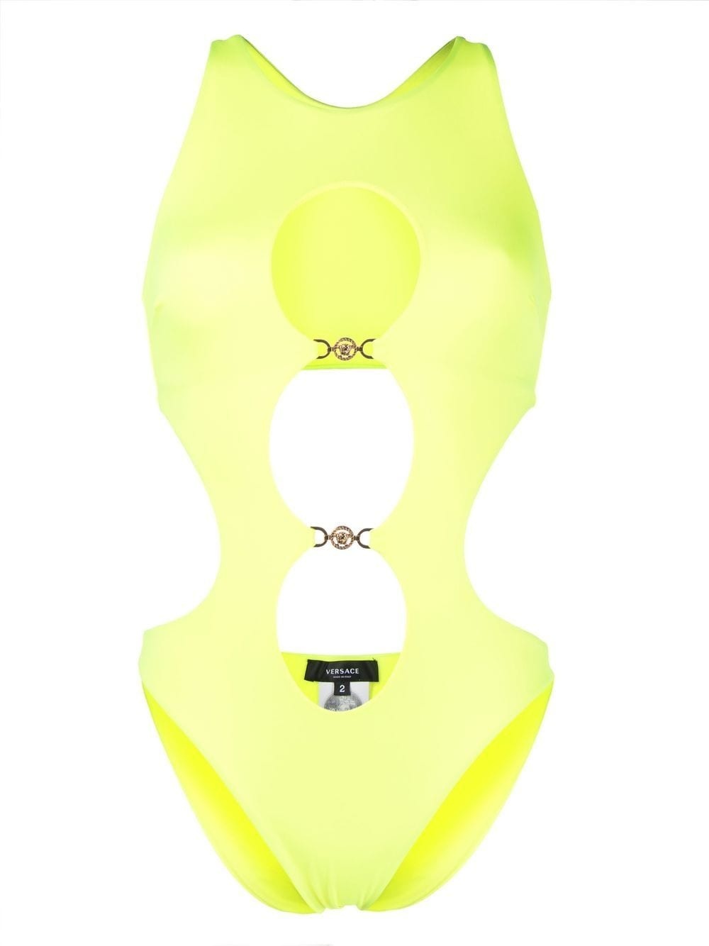 Medusa plaque detail swimsuit - 1