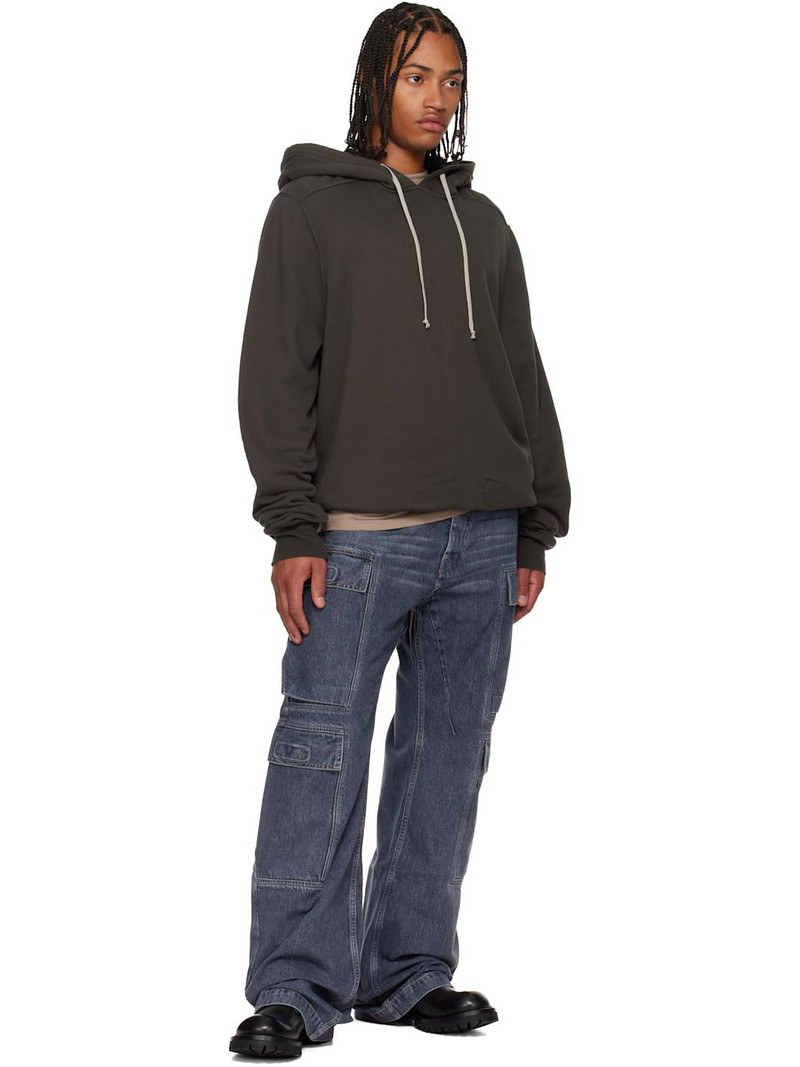 Rick Owens DRKSHDW Gray Concordians Oversized Hoodie outlook