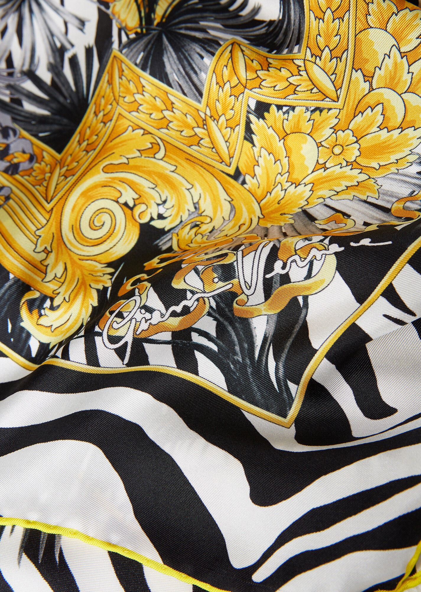 Jungle Animalier Silk Foulard - 3