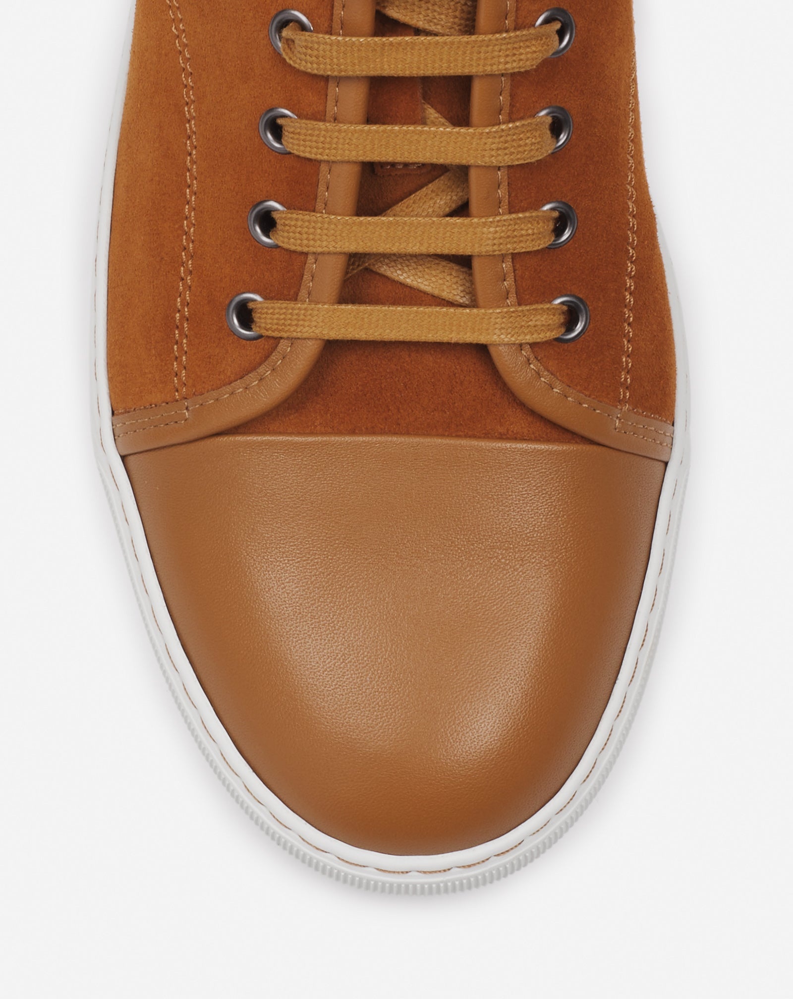 DBB1 LEATHER AND SUEDE SNEAKERS - 5