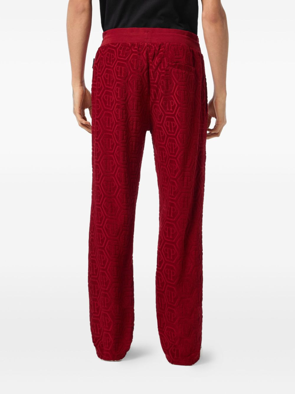 jacquard track pants - 4