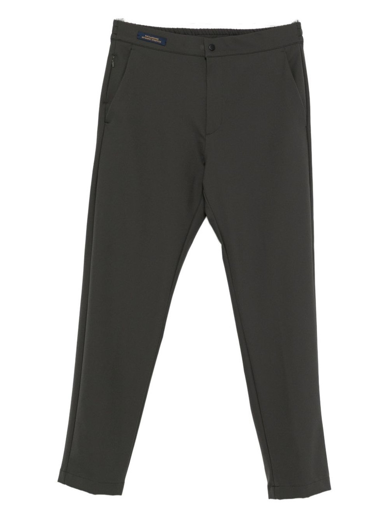 elastic-waistband trousers 1