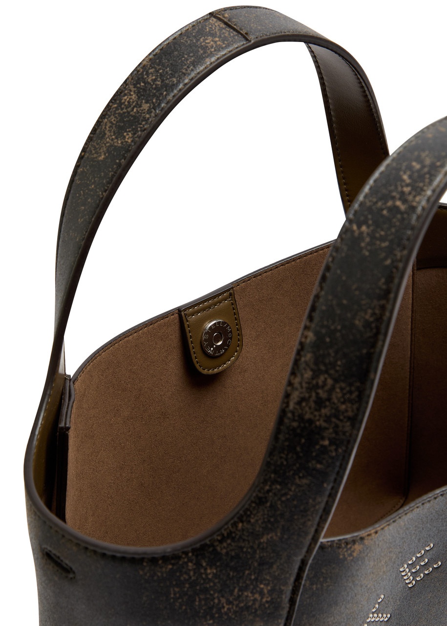 Stella Mccartney Logo Faux Leather Tote - 4