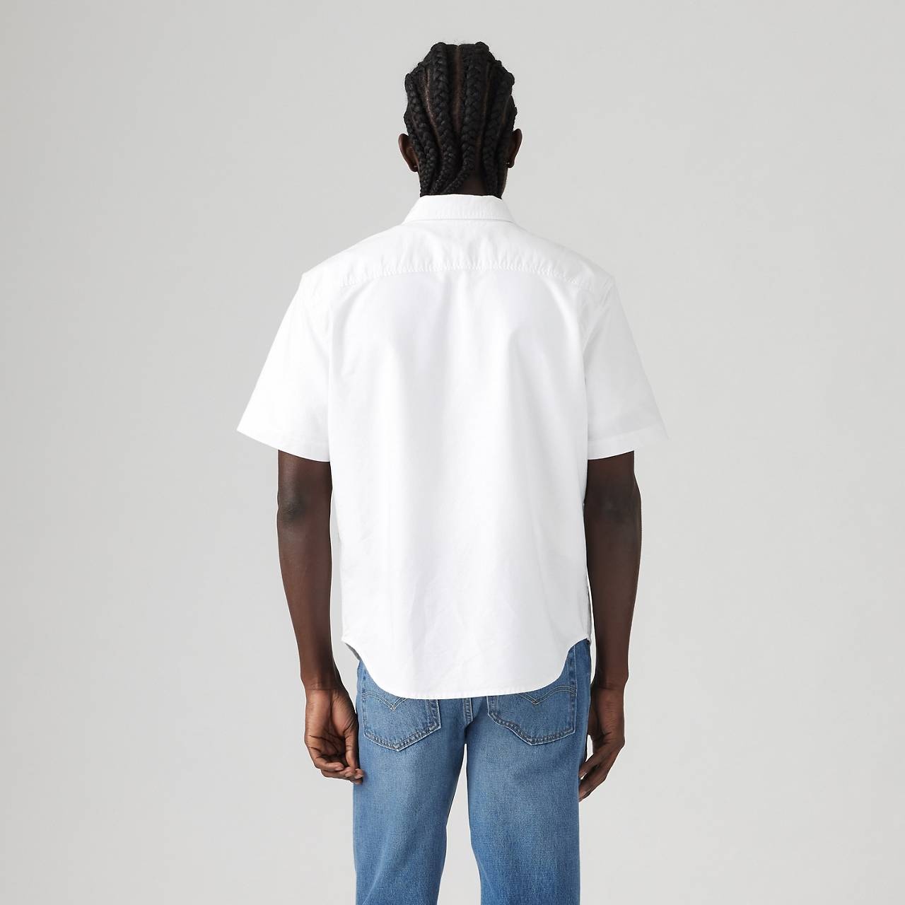 SHORT SLEEVE AUTHENTIC BUTTON-DOWN SHIRT - 4