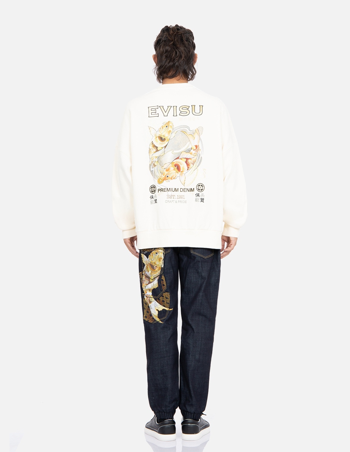 TATTOO KOI DUO PRINT SWEATSHIRT - 5